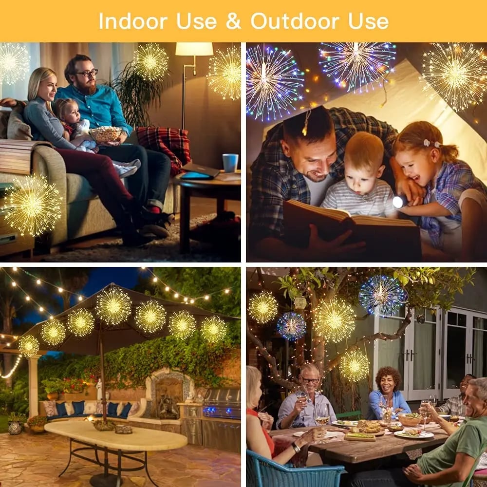 ✨Buy More Save More-🎄Christmas Hot Sale - Hanging Waterproof Fairy Lights