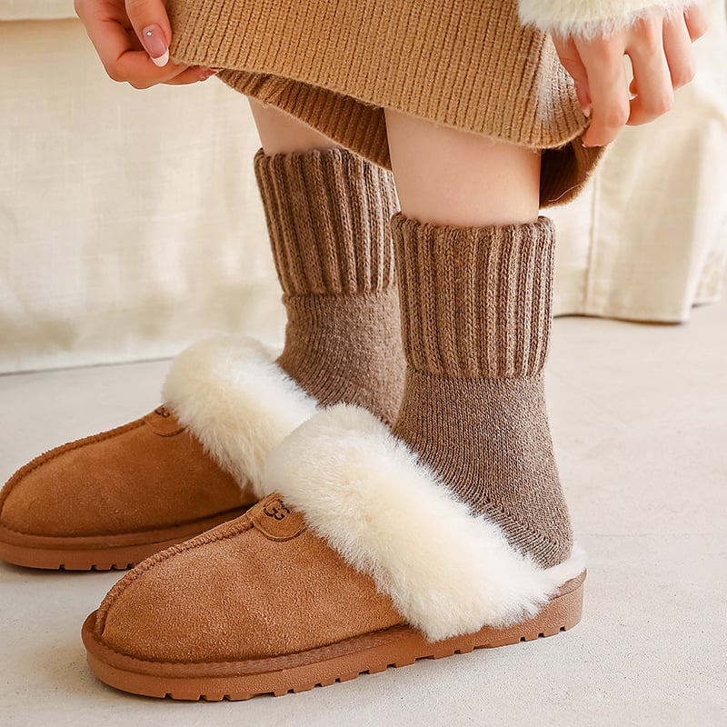 🔥Save 49%-Women's Solid Mid-calf Socks