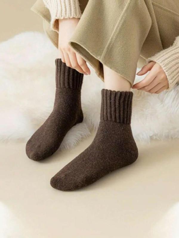🔥Save 49%-Women's Solid Mid-calf Socks