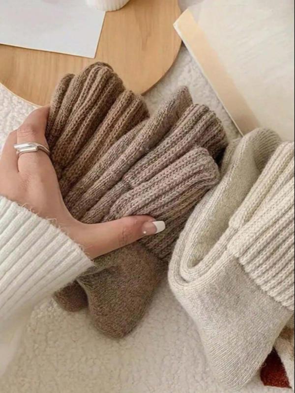 🔥Save 49%-Women's Solid Mid-calf Socks