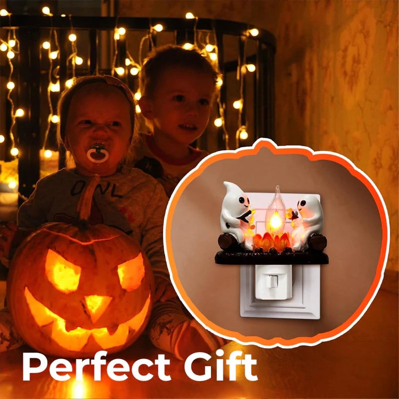 🎃Flash Sale 10K+ SOLD ✨ 2025 Ghost Campfire Flickering Nightlight👻