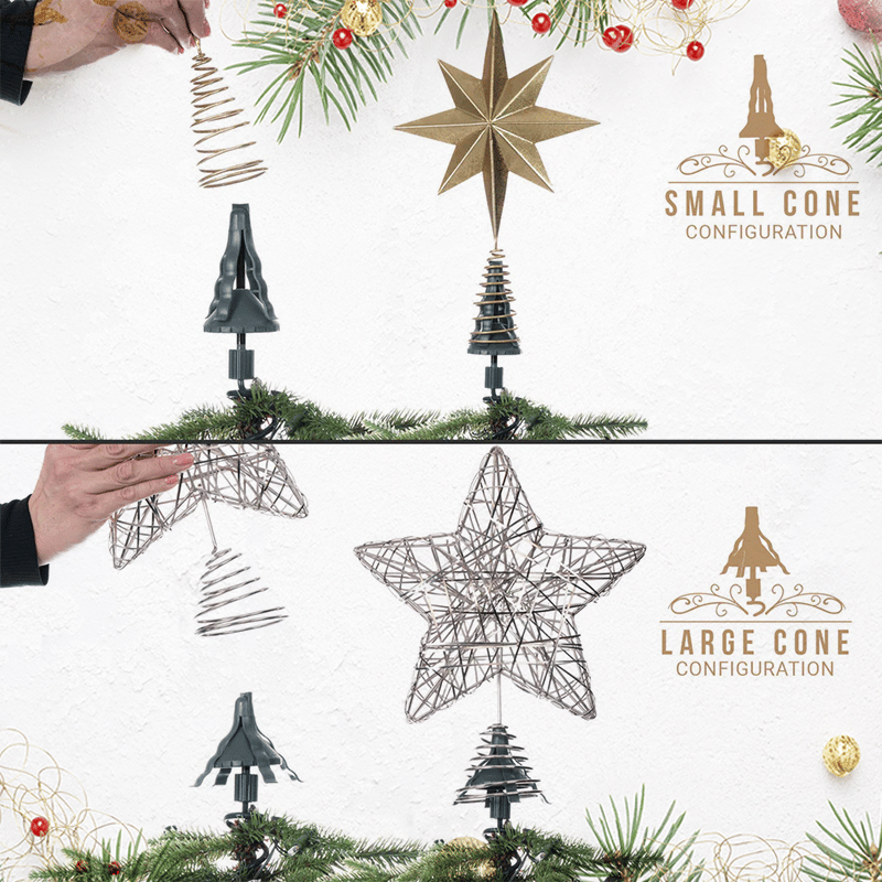 🎄Christmas Sales 49% OFF-Christmas Tree Topper Holder