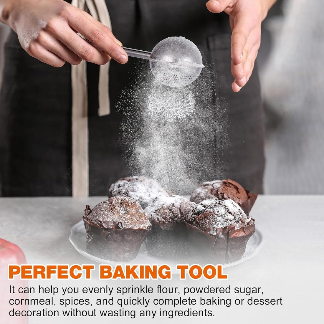 🔥Hot for the Holidays-Multifunctional Stainless Steel Powder Sifter