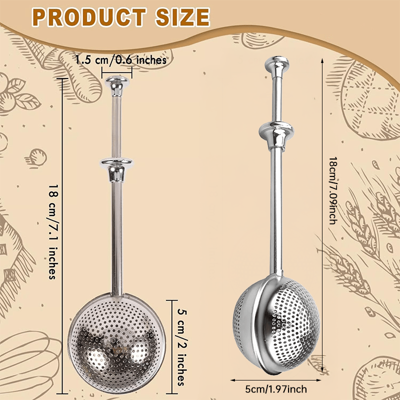 🔥Hot for the Holidays-Multifunctional Stainless Steel Powder Sifter