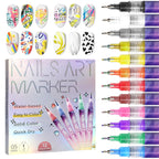 🎨SELLING FAST! ⚡ 50K+ SOLD -12 Colors Nail Art Pens Set