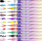 🎨SELLING FAST! ⚡ 50K+ SOLD -12 Colors Nail Art Pens Set