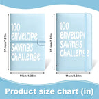 🔥100 Days Money Saving Challenge Coin Envelope BudgetStorage Book💵