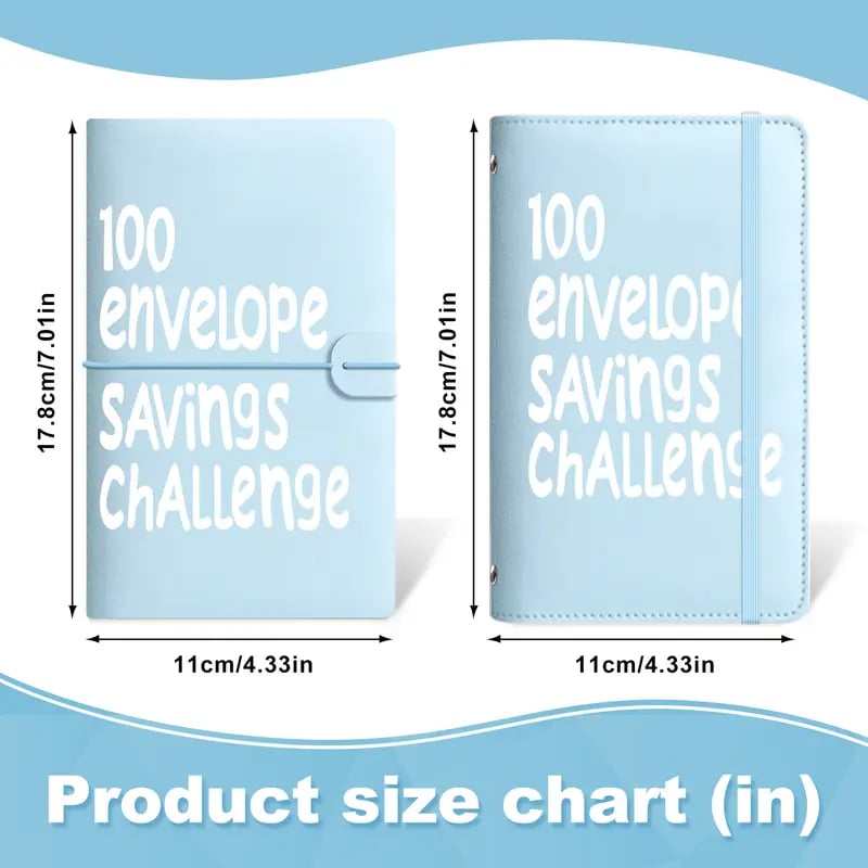 🔥100 Days Money Saving Challenge Coin Envelope BudgetStorage Book💵