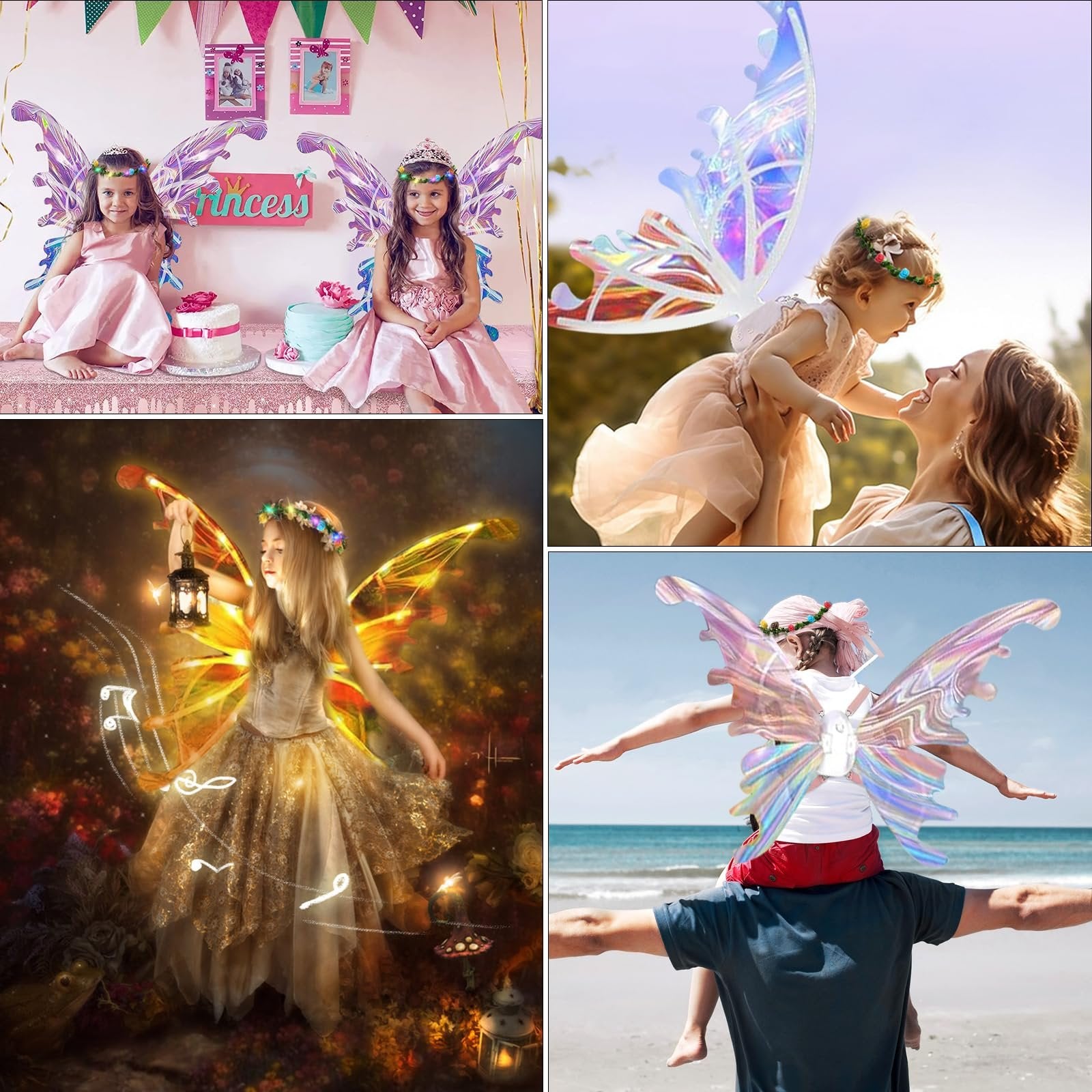 Electric Fairy Wings for Kids