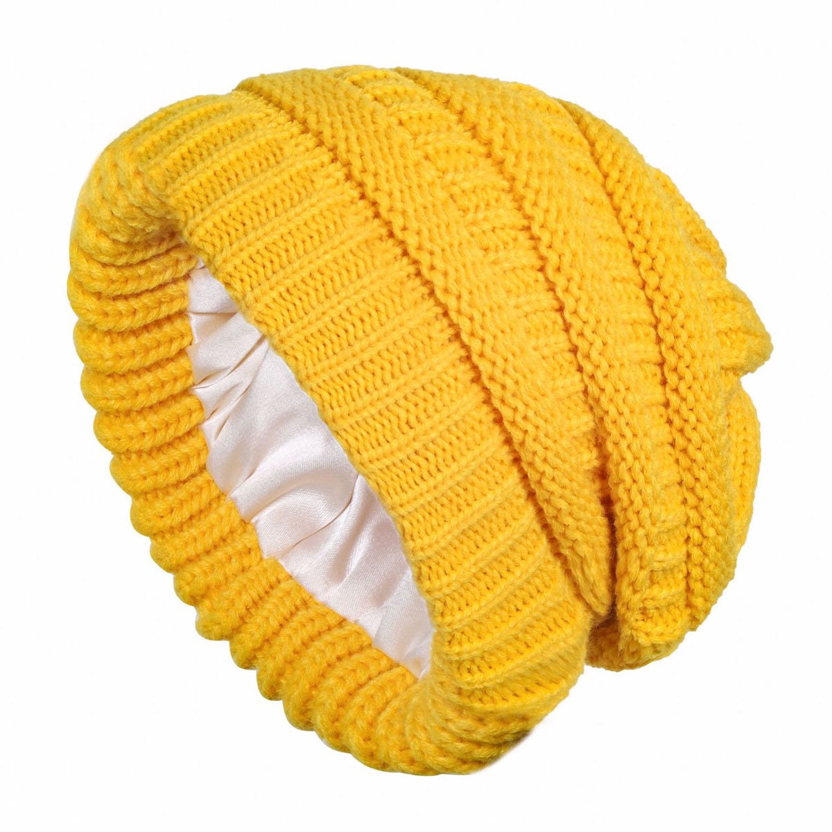 🎁Early Christmas Sale 49% OFF-2025 Satin knit beanie. Soft and gentle on hair.