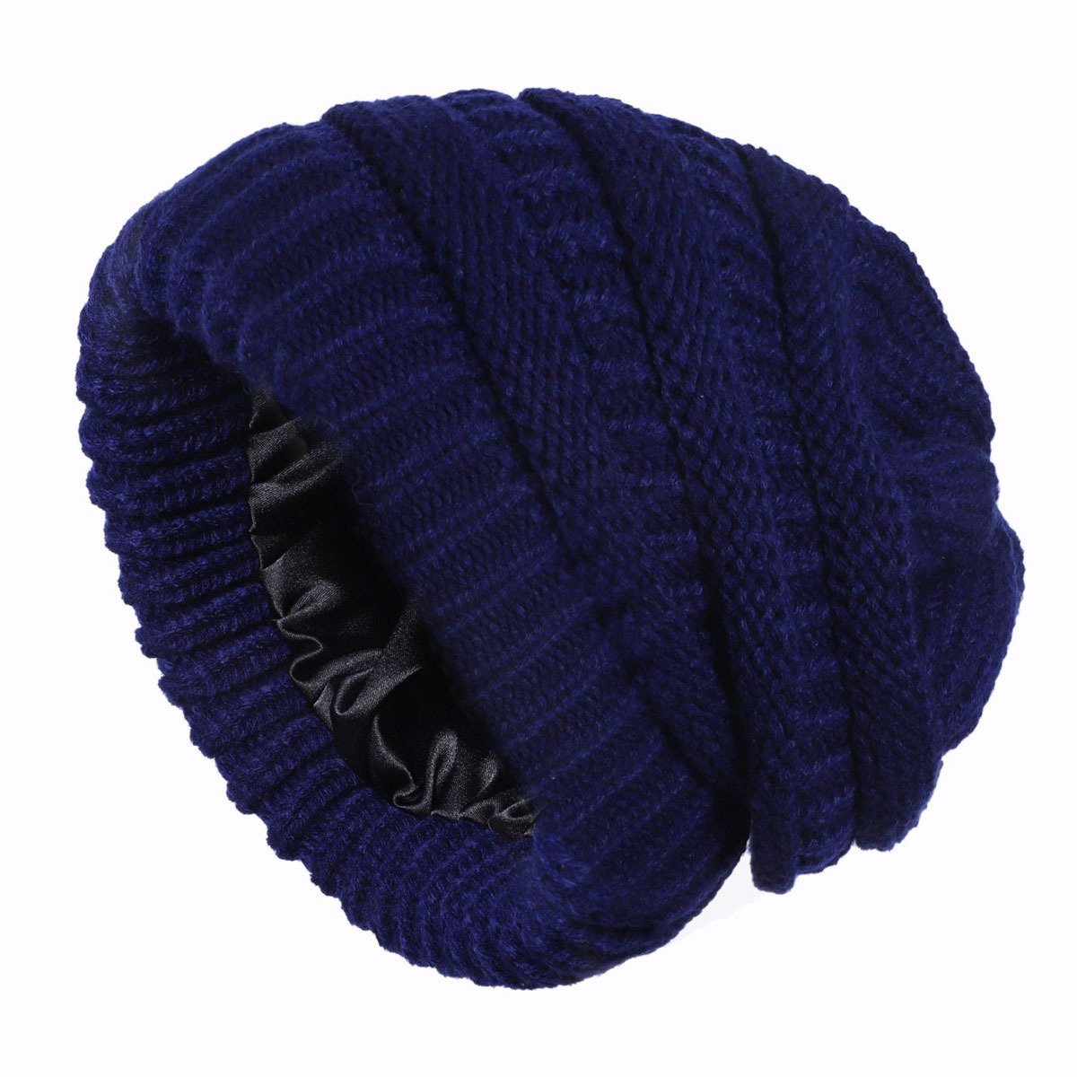 🎁Early Christmas Sale 49% OFF-2025 Satin knit beanie. Soft and gentle on hair.