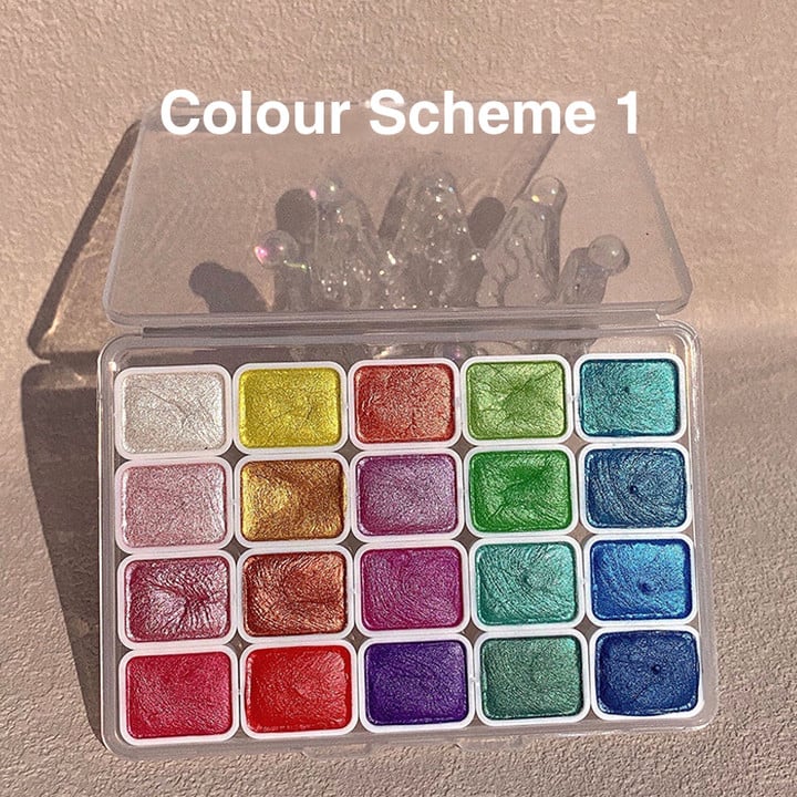 ✨Last Day 49%OFF-Tropic Forest Pearl Watercolor Paint