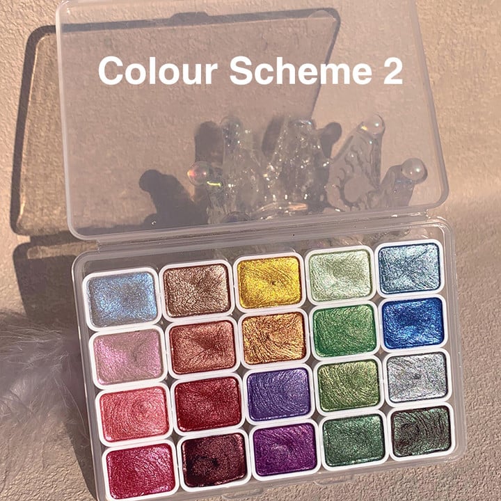 ✨Last Day 49%OFF-Tropic Forest Pearl Watercolor Paint