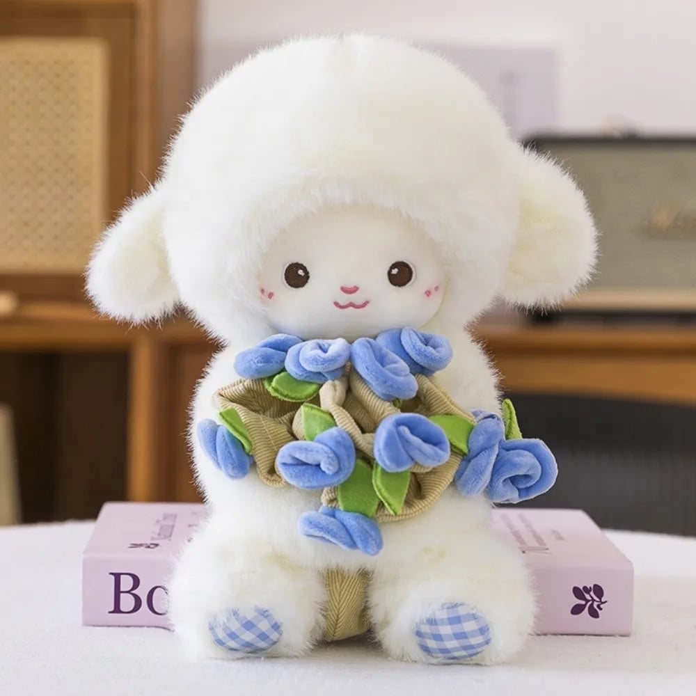 ✨Last Day 49%OFF-Cute Sheep Design.Removable Hat & Bouquet:Sheepley Sweetheart