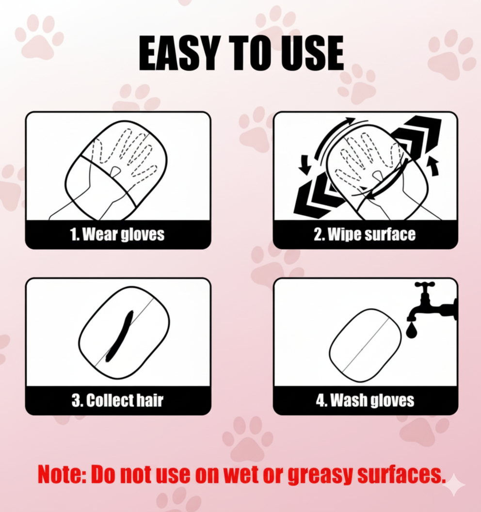 ✨Last Day 49%OFF-Worry-free combing. Reuseable Pet Hair Remover