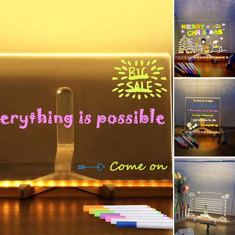 ✨Last Day 49%OFF-LED Note Board with Colors