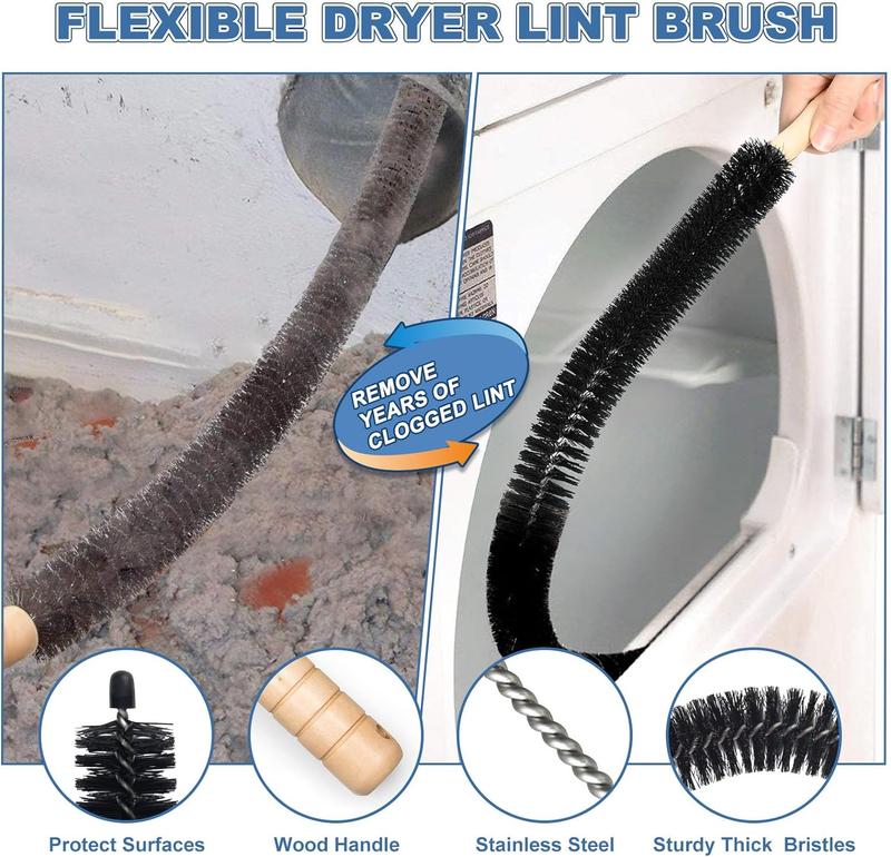 Last Day 49% OFF🔥Dryer Vent Cleaner Kit Vacuum (Equipped with a lint brush)