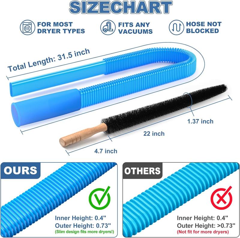 Last Day 49% OFF🔥Dryer Vent Cleaner Kit Vacuum (Equipped with a lint brush)