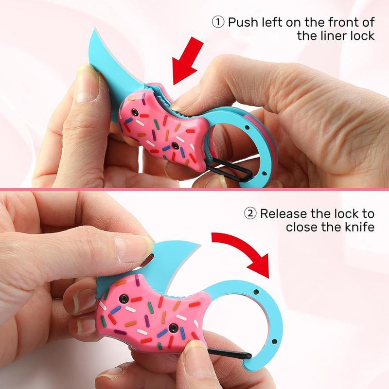 Last Day 49% OFF 🔥 Folding Utility Knife with Unique Donut Design