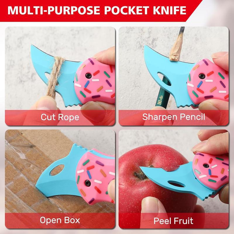 Last Day 49% OFF 🔥 Folding Utility Knife with Unique Donut Design
