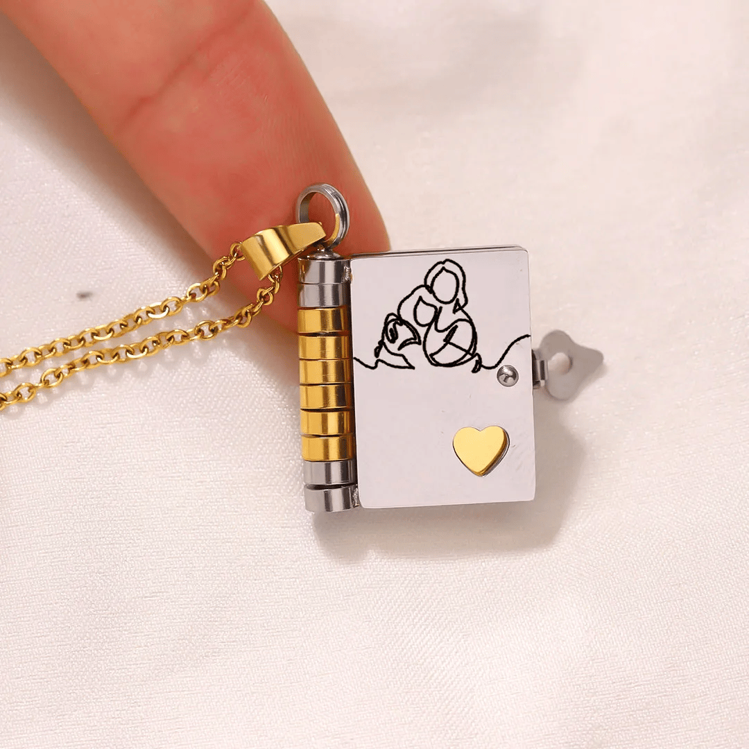 For Granddaughter - The Most Beautiful Chapter Book Necklace