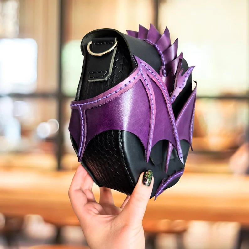 🔥Limited Release! - 🐉Dragon Embrace shoulder bag natural leather(✨Same as in the video)