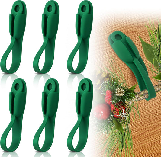 🔥Last Day 49% OFF🔥-6 PCS Christmas Silicone Garland Hangers