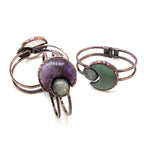 Boho Style Sun and Moon Crystal Jewelry Bracelet