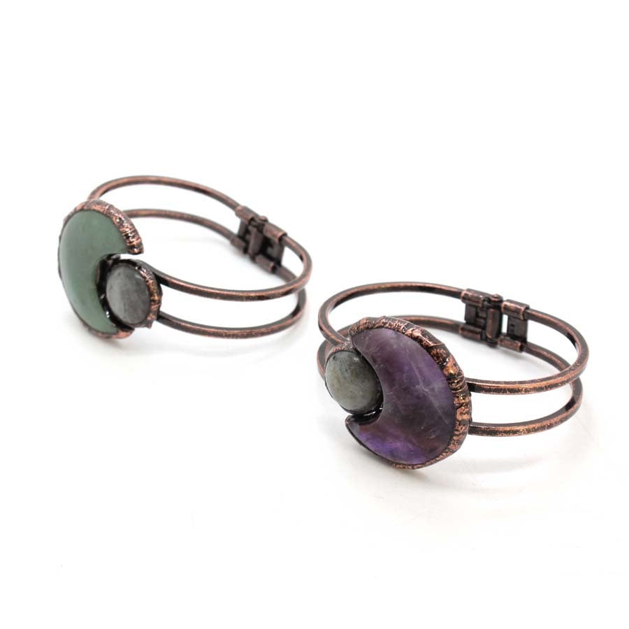 Boho Style Sun and Moon Crystal Jewelry Bracelet