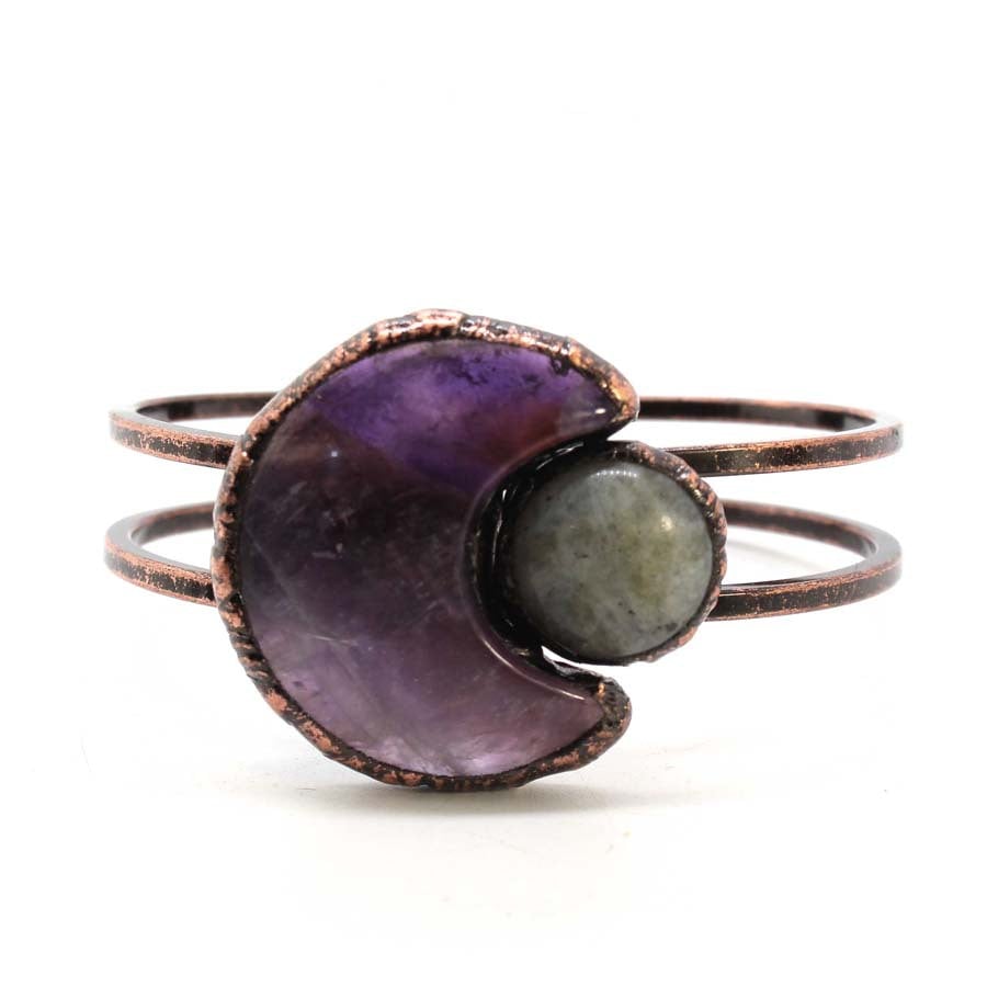 Boho Style Sun and Moon Crystal Jewelry Bracelet