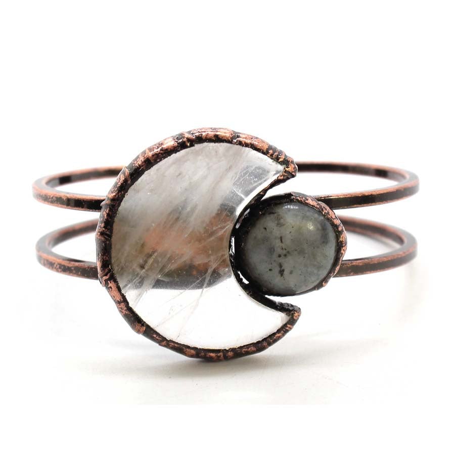 Boho Style Sun and Moon Crystal Jewelry Bracelet