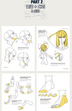 Secret Character Drawing + Point Character Drawing Set | Korean with English(📚HARDCOVER BOOK)