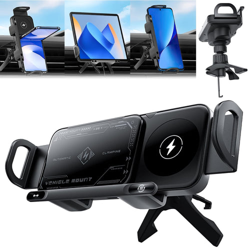 (Chrismas  Day Sale) High Intelligent 2 in 1 Auto Rotating Phone Holder