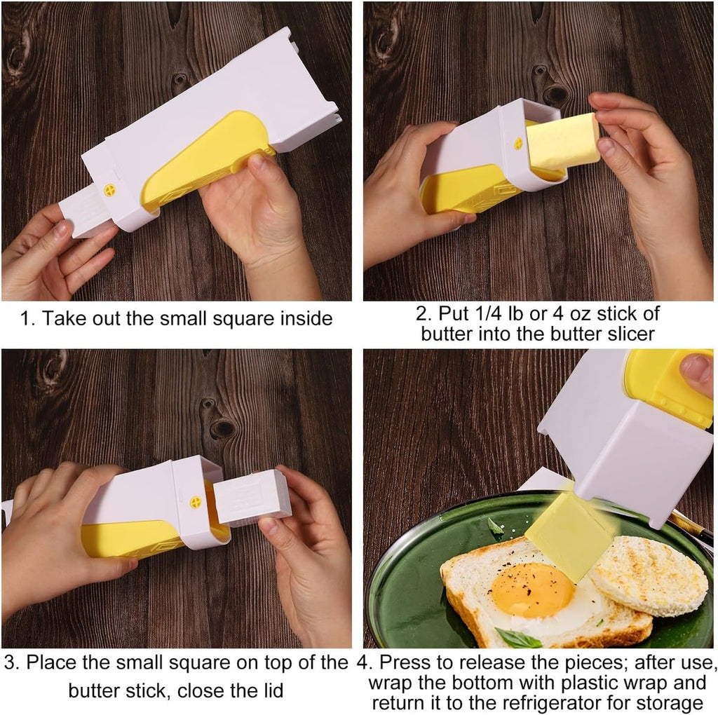 🧈 Transform Your Buttering Game ✨ Stick Butter Cutter - For Perfect, Mess-Free Slices Every Time!