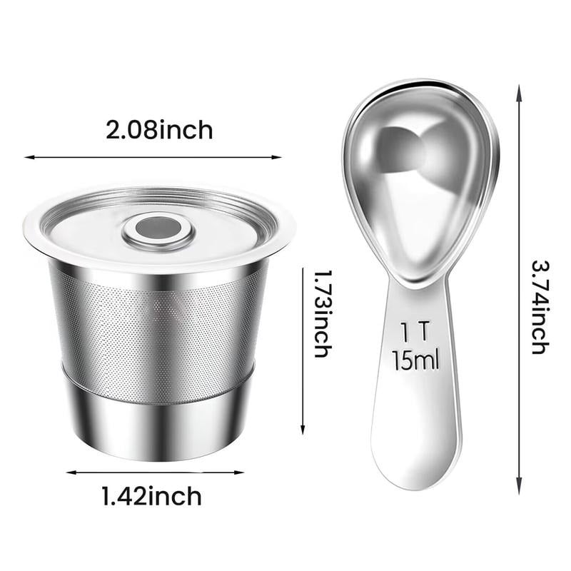 💕Hot sale 49% OFF💖☕ Stainless Steel Reusable K Cups – Pure Flavor, Zero Waste