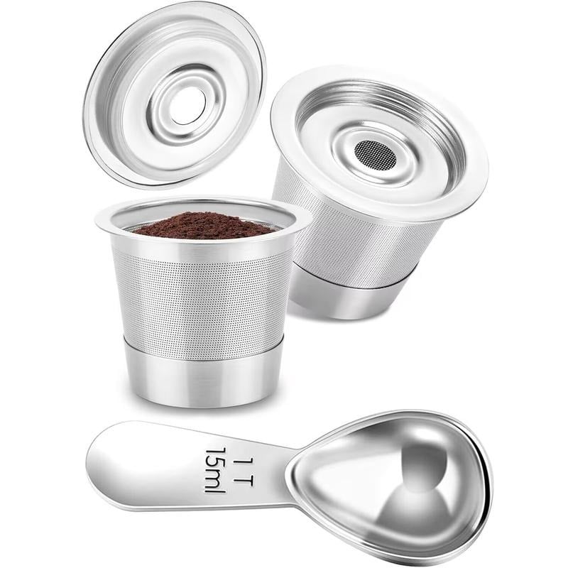 💕Hot sale 49% OFF💖☕ Stainless Steel Reusable K Cups – Pure Flavor, Zero Waste