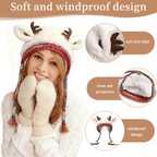 Original design Festive Christmas Antler Hat