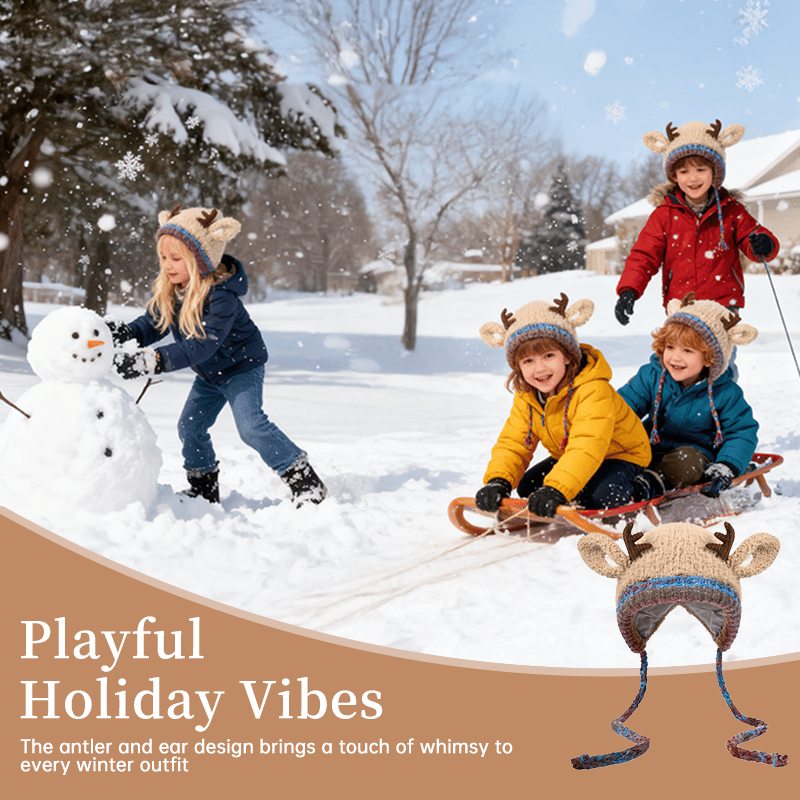 Original design Festive Christmas Antler Hat