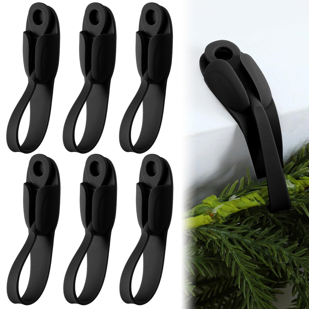 🔥Last Day 49% OFF🔥-6 PCS Christmas Silicone Garland Hangers