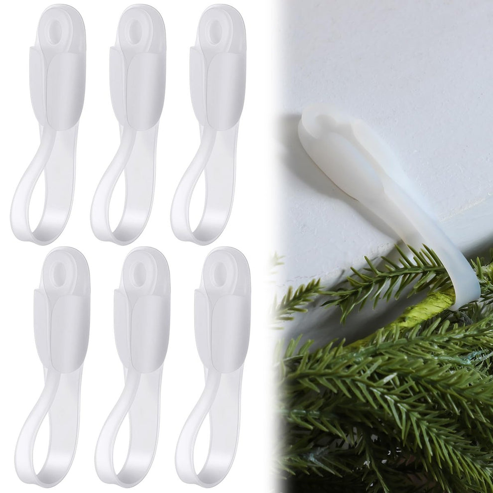 🔥Last Day 49% OFF🔥-6 PCS Christmas Silicone Garland Hangers