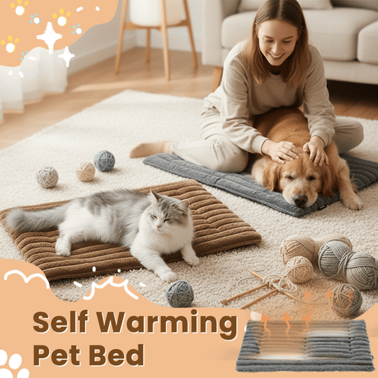 🎁 Get 50% OFF today -🐈Self Warming Pet Bed