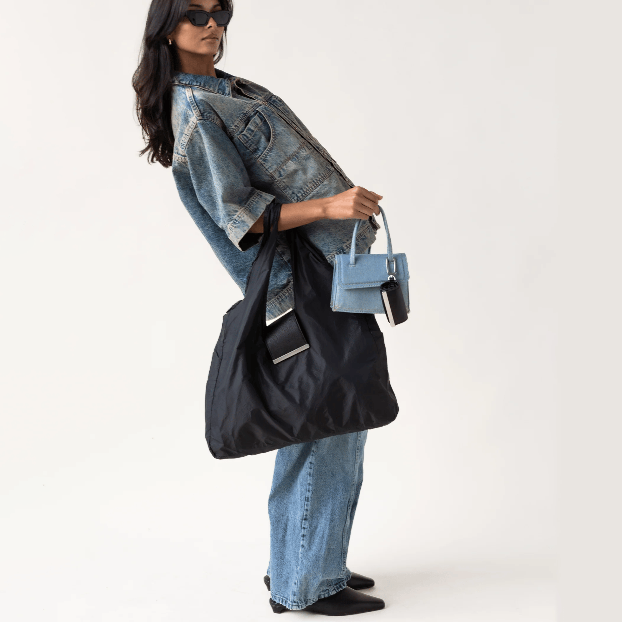 🔥Winter essentials for going out-Foldable Mini Keychain Tote