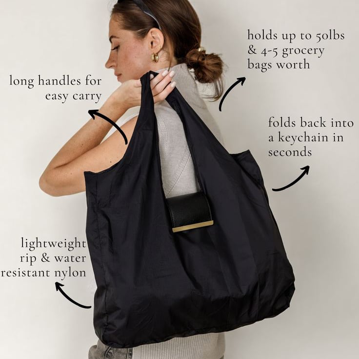 🔥Winter essentials for going out-Foldable Mini Keychain Tote