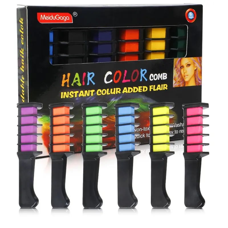 🎁Limited Time 49% OFF🔥Washable Instant Hair Color Comb – Vibrant, Safe & Easy Styling