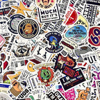 130 holographic cartoon funny stickers😂✨ Waterproof, Vibrant & Perfect for Every Surface! 💧🎉