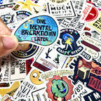 130 holographic cartoon funny stickers😂✨ Waterproof, Vibrant & Perfect for Every Surface! 💧🎉