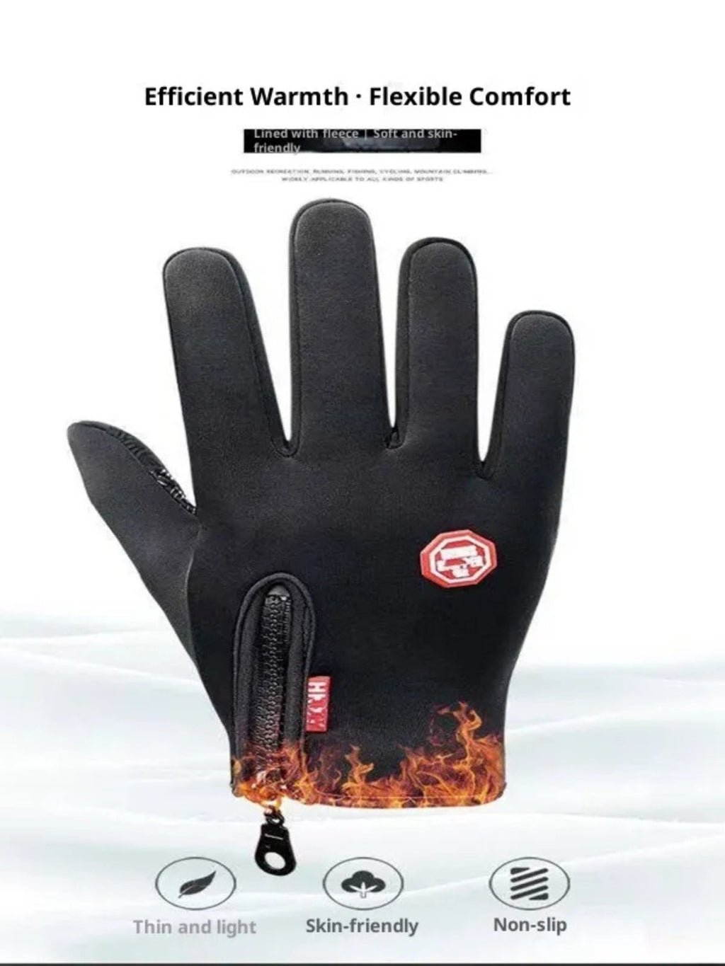 IceGuard Thermal Windproof and Touchscreen Gloves