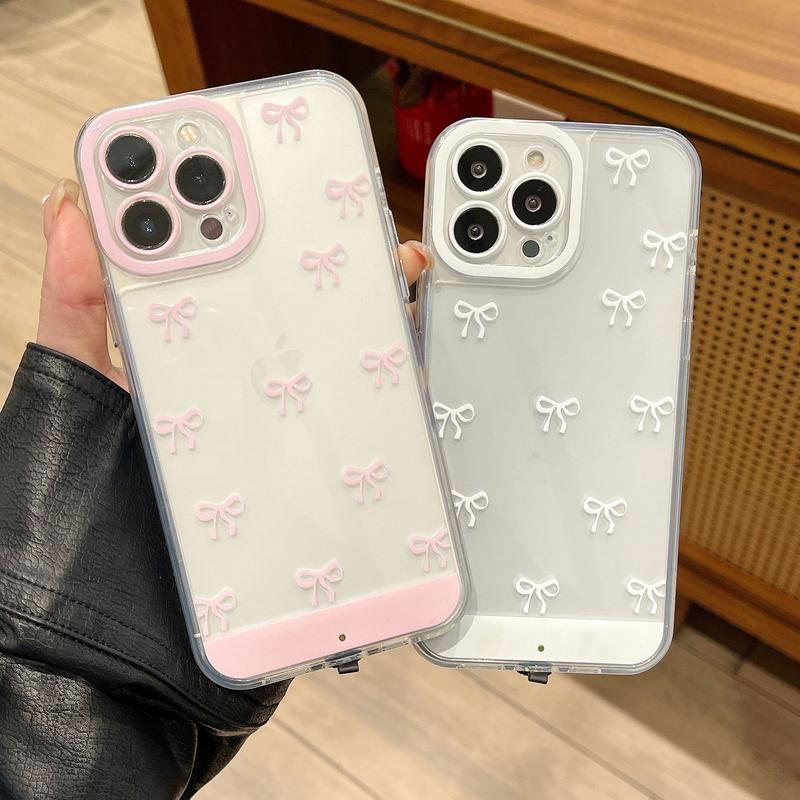 🔥2026 NEW ARRIVAL📱 LED Bowknot Phone Case，, Compatible with iPhone 11/12/13/14/15/16/17 Pro/Pro Max🦋