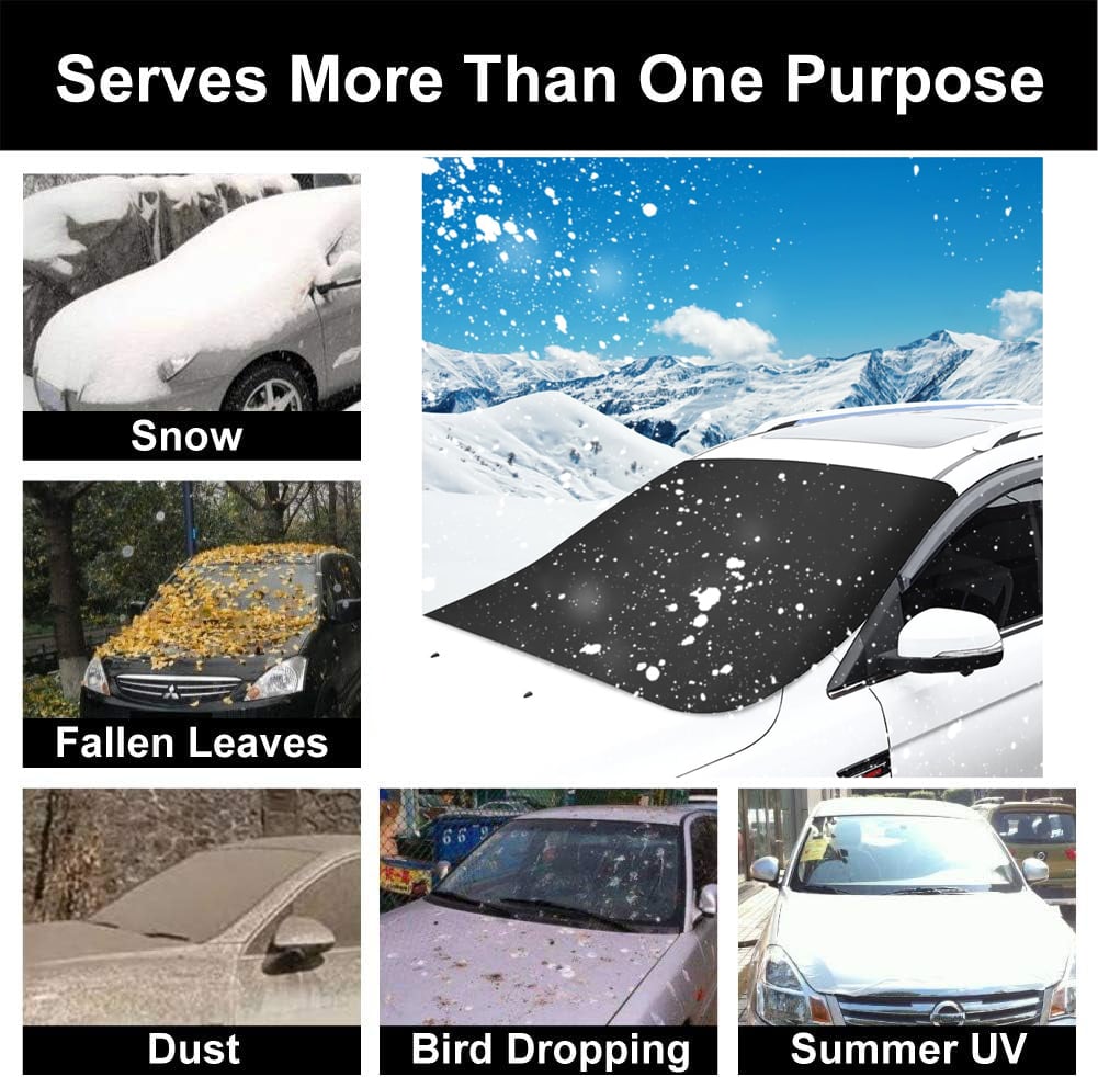 🔥Limited Time 49% OFF-2025 Upgraded Car Windshield Magnetic Snow Cover