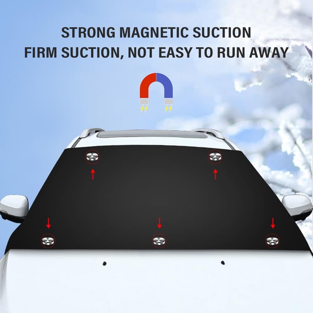 🔥Limited Time 49% OFF-2025 Upgraded Car Windshield Magnetic Snow Cover